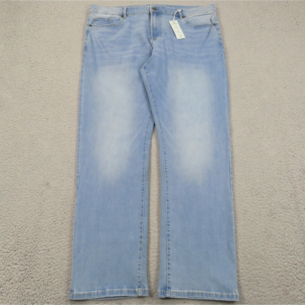 Twillory Jeans Mens 40x32 Tailored Performance Fit Technical Stretch Light Wash
